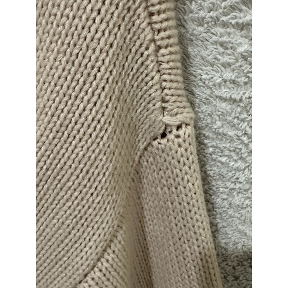 Urban Daizy Women's Size S/M Tan W/yellow Smiley Face Sweater Happy Fun - Picture 4 of 9